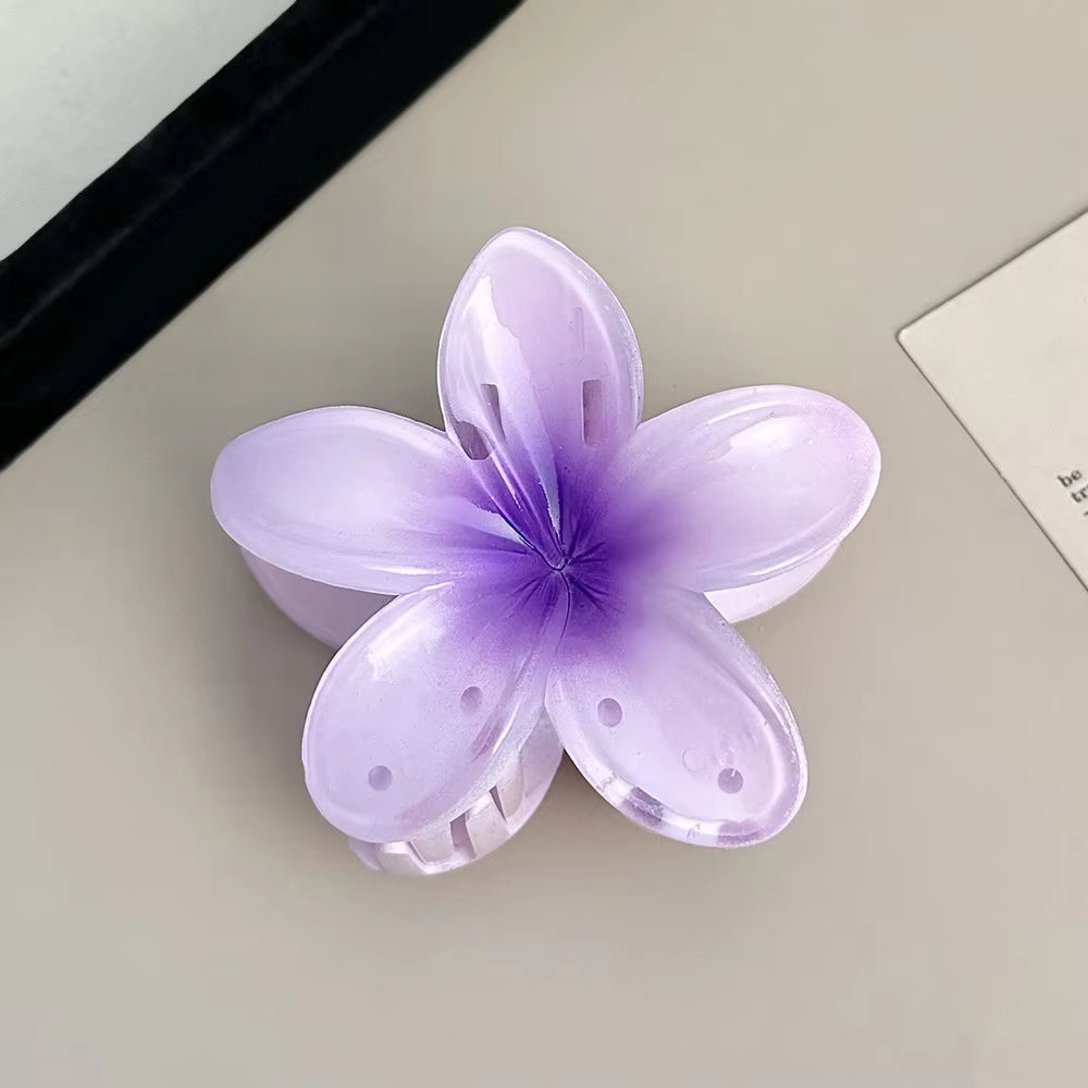 2026 New Vacation Egg Flower Hair Clips Hawaii Beach Claws Bohemian Hairpin for Girls Dopamine Y2K Hair Accessory