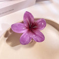 2026 New Vacation Egg Flower Hair Clips Hawaii Beach Claws Bohemian Hairpin for Girls Dopamine Y2K Hair Accessory